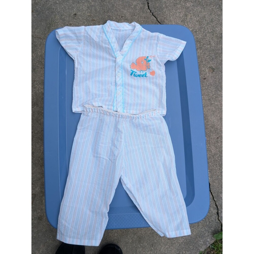 Vintage 90s JCPenney 2-Piece Pajama Set - 1T